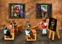 115-Osterkarte Hasenschule