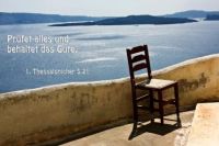 827 - 1. Thess. 5,21 -JL25 - Stuhl