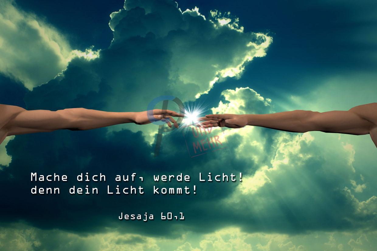 Mache Dich Auf Und Werde Licht Bedeutung Mache dich auf, werde Licht! denn dein Licht kommt! | Christliche Poster